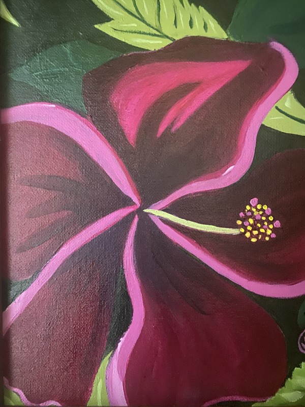 Tropical flower by Julie Kay Midyett