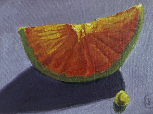 Orange Slice by Julie Kay Midyett