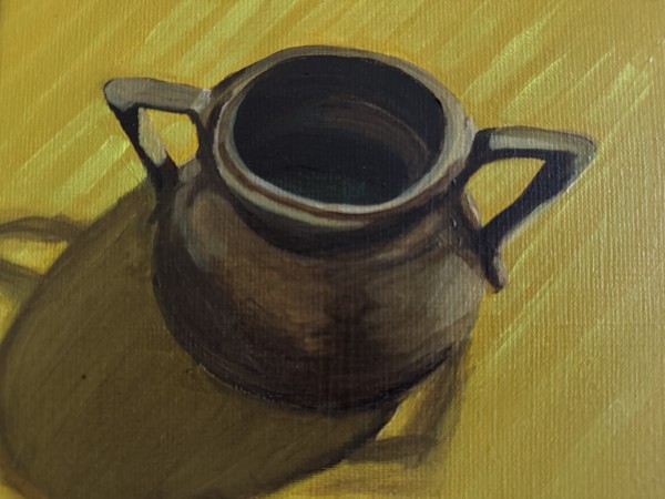 Brass Vase by Julie Kay Midyett