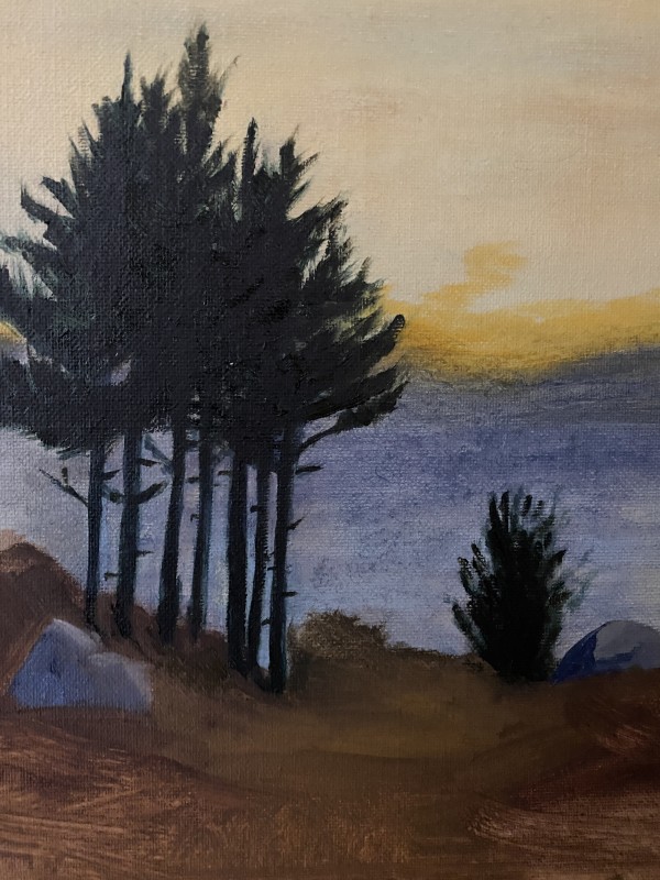 Vignette of Trees by Julie Kay Midyett