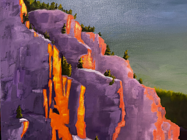 Dusk in Glenwood Canyon by Julie Kay Midyett, Image 1.