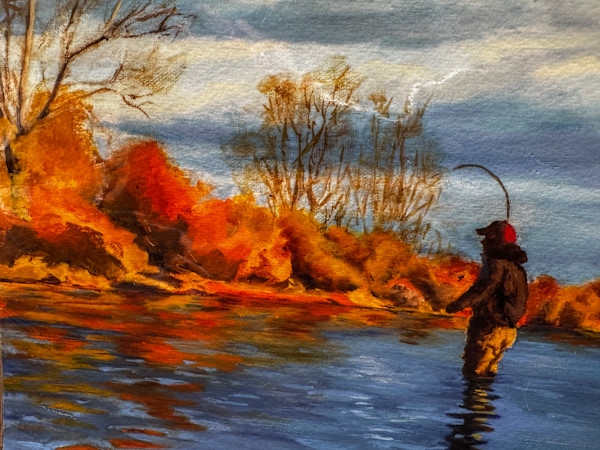Fly Fishing by Julie Kay Midyett, Image 1.