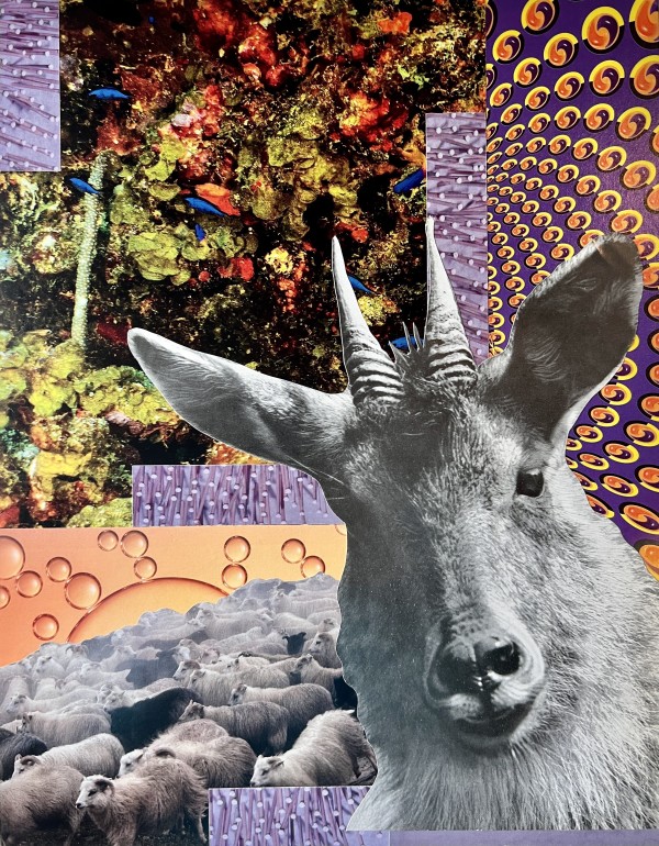 Psychedelic Goats & Other Horned Creatures No. 10 by Brad Terhune