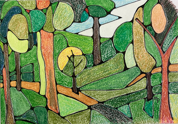 Wooded Valley by Miranda Pender