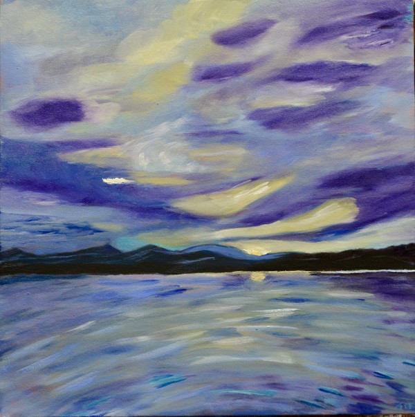 Sunset Over Lake Champlain by Anton Mogilevsky