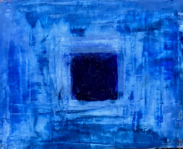 24.015 Abstract Square in Blue by Anton Mogilevsky