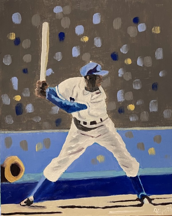 24.019 portrait of Ernie Banks by Anton Mogilevsky