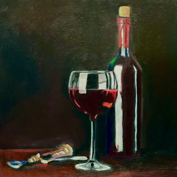 A Bottle of Red by Anton Mogilevsky