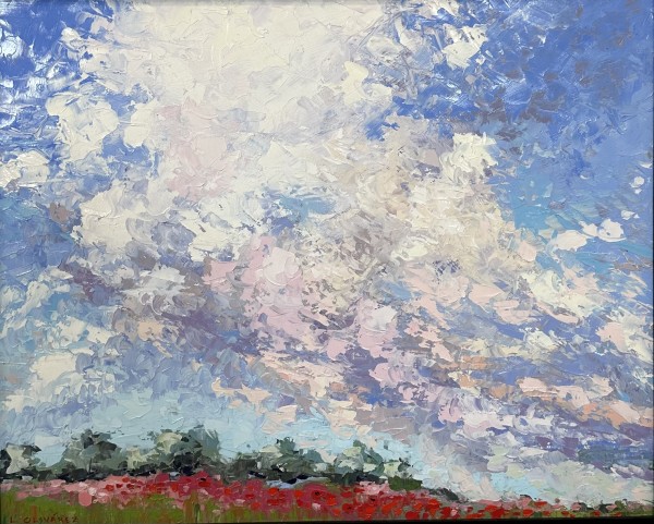 Poppies and Clouds by Lisa Olivarez