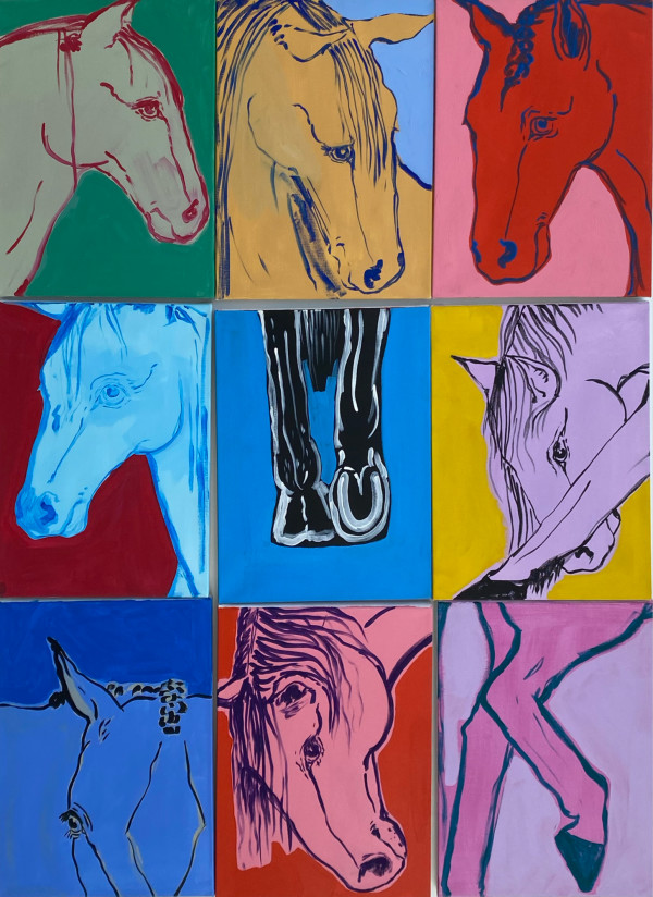9 Horses by Elena (@FiorenziaArt) Gatti
