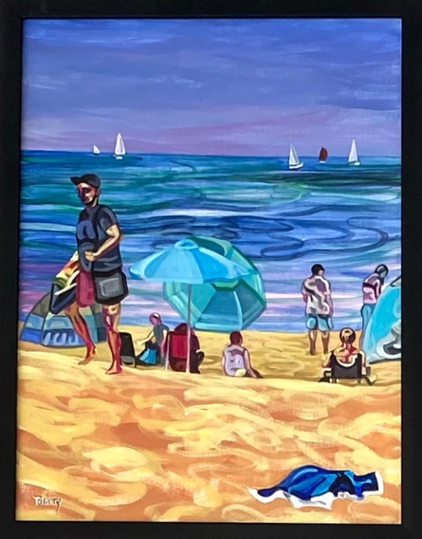 Beachgoers by Brian Tilbury