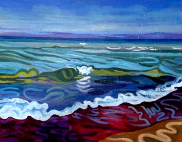 Waves on Beach by Brian Tilbury