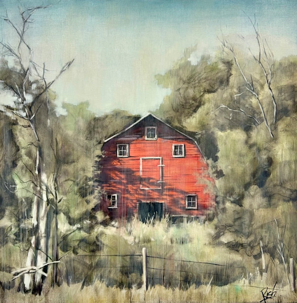 Nestled Barn by Lawren Rich, Image 1.
