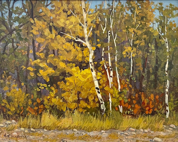 Woods in Autumn by Kenneth Martin