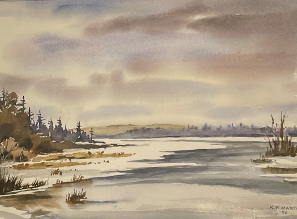 Near Brereton Lake by Kenneth Martin