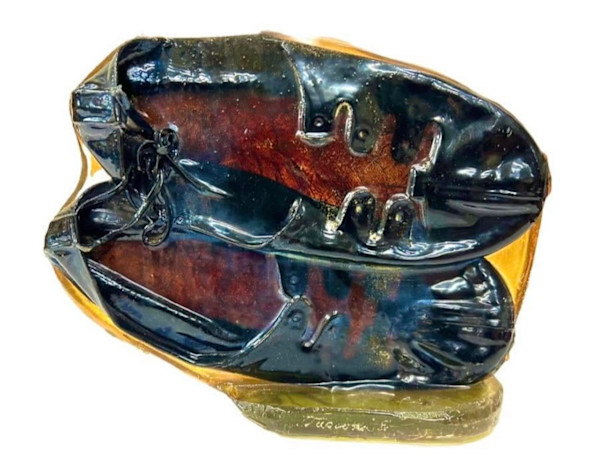 Paddy Stone (1922-1986) Dancing Shoes Sculpture by Tony Tascona (1926-2006), Image 1.