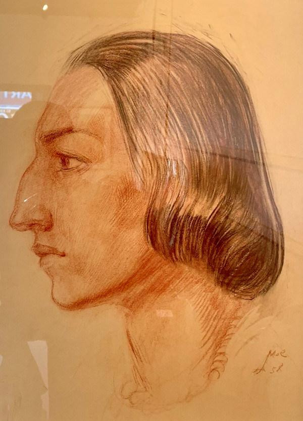 Head of a Woman in Profile by Leo Mol (1915-2009), Image 1.