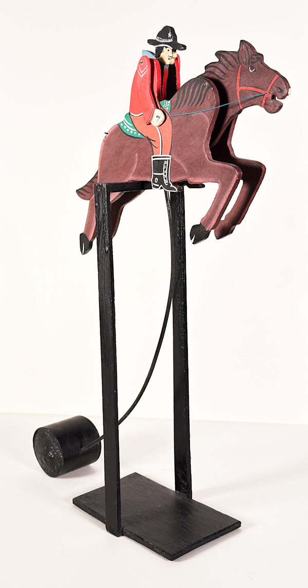 Mounted Police and Horse by Mark Robichaud