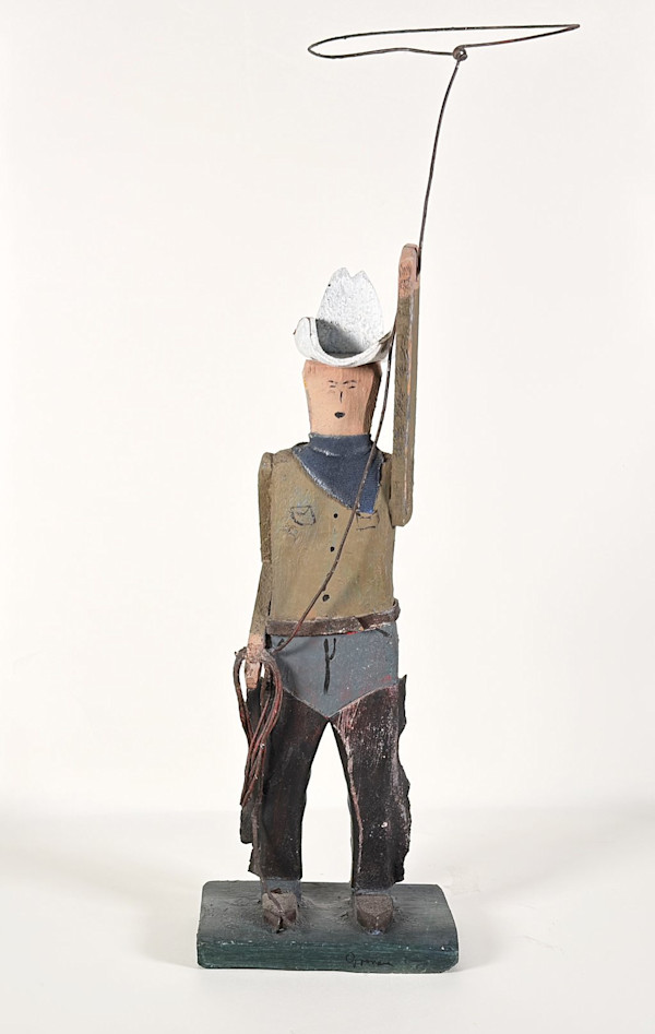 Cowboy and Lasso by Mark Robichaud