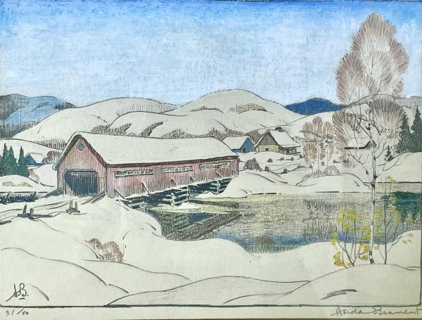 Covered Bridge by Harold Beament