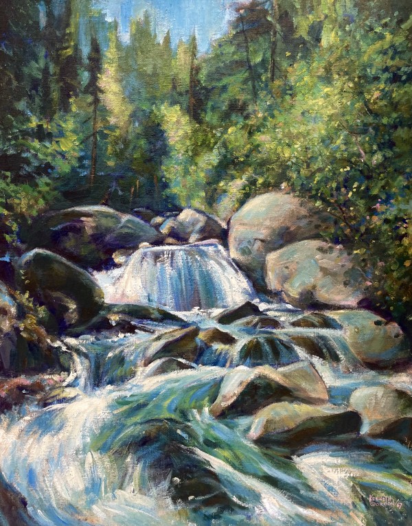 Rushing Rapids by Kenneth Gordon