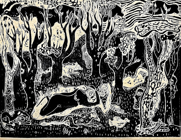 Home Street Park Fantasies - 1975 by Ann Smith