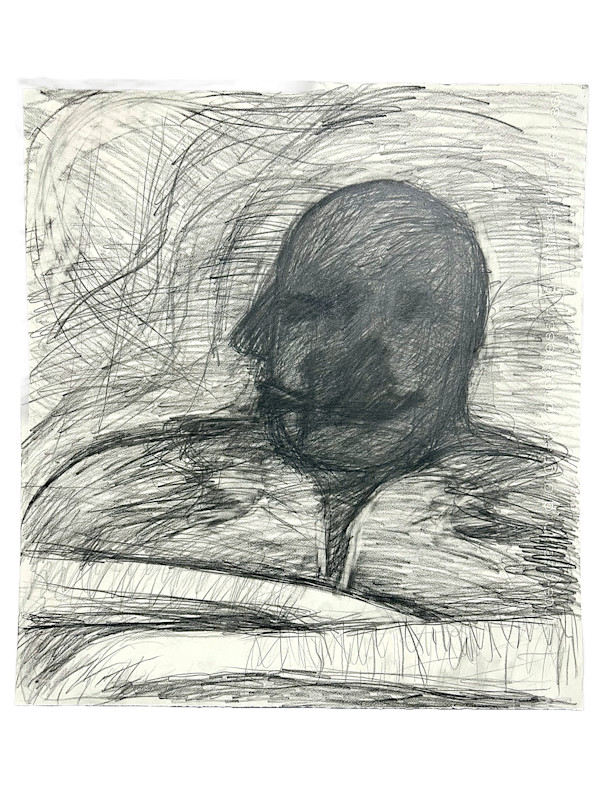 Pencil Drawing by Arnold Saper (1933-2019)