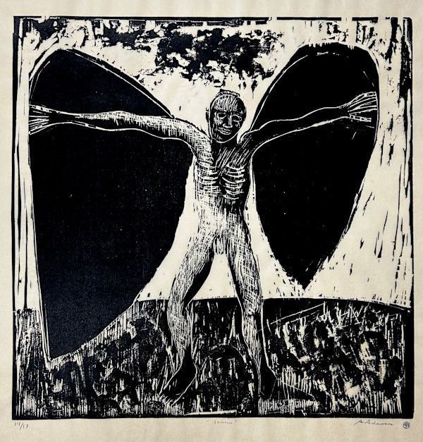 “Icarus” by Arthur Adamson (1928-2019)