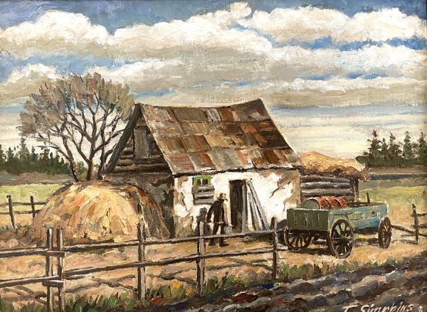 Settler Mud Hut, Lockport by T. Simpkins