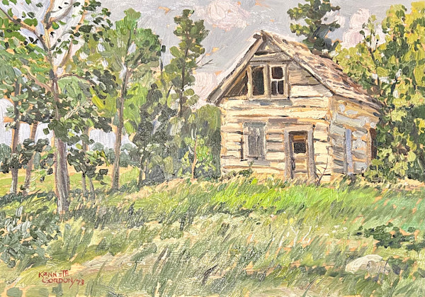 2 Storey Log Home near Boundary Park by Kenneth Gordon