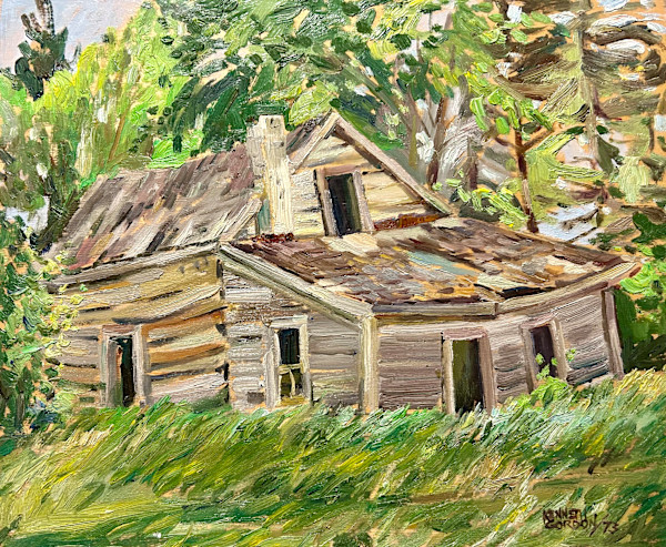 Formerly Boychuk Residence near Gimli by Kenneth Gordon