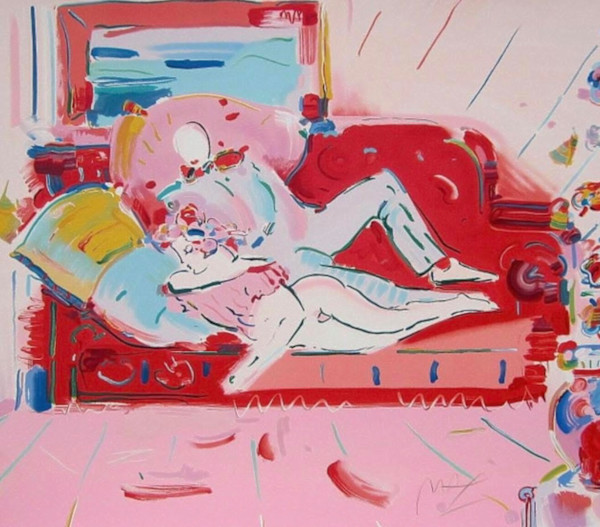 Degas and Woman by Peter Max