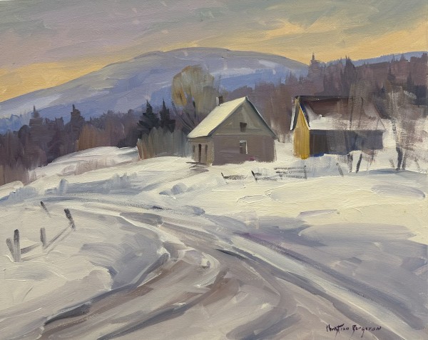 Snowy Trail by Christian Bergeran