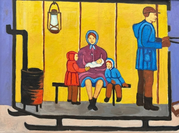 Sleigh Ride (2) (Childhood Memories Series) by Joanne Gullachsen (1943-2025)