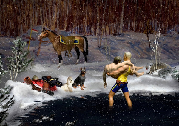 Birches in Winter (Group of 7 Awkward Moments) by Diana Thorneycroft