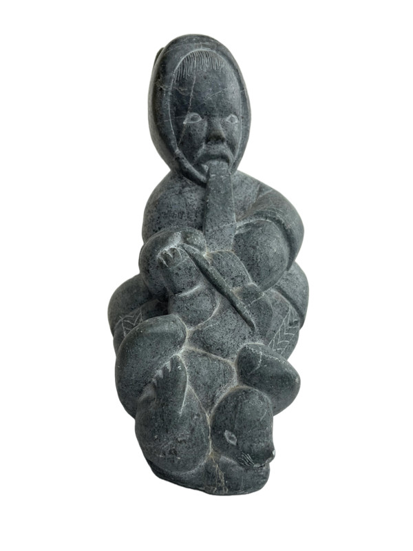 Soapstone Sculpture by Samson Kingalik