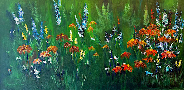 “Wild Flowers” by Suzanne Barrow (1951-2025), Image 1.
