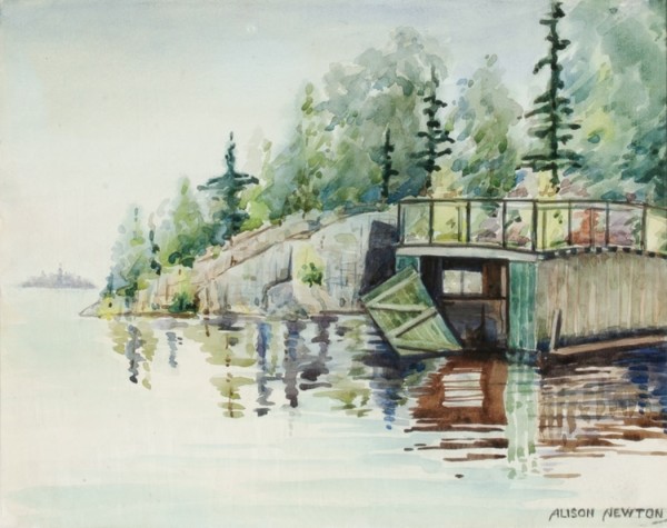 Boathouse, Lake of the Woods by Alison Newton