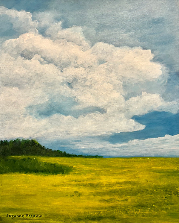 “Manitoba Canola” by Suzanne Barrow (1951-2025), Image 1.