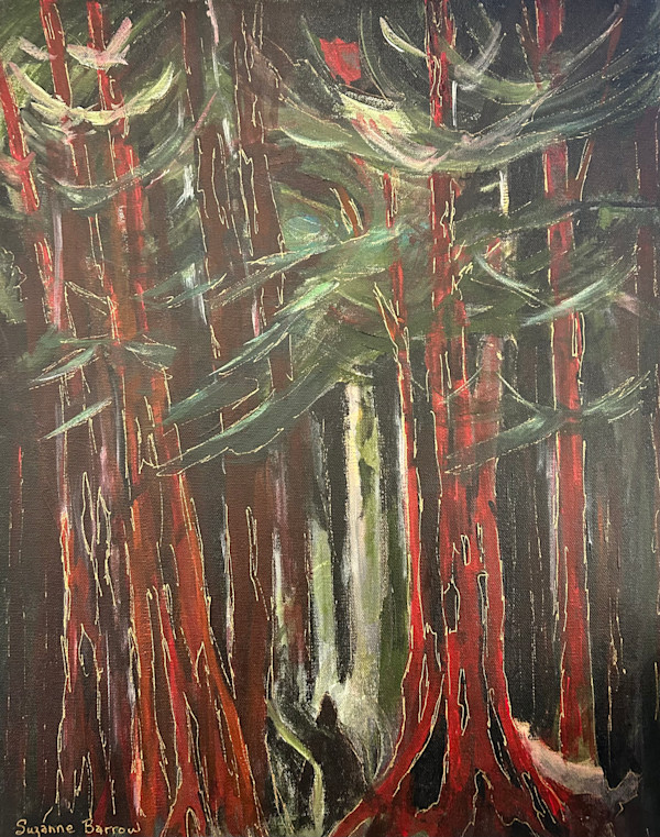 “Tolkien’s Trees” by Suzanne Barrow (1951-2025), Image 1.