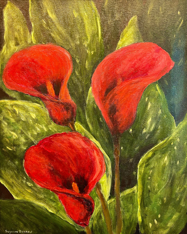 Spring Gala Lilies by Suzanne Barrow (1951-2025), Image 1.