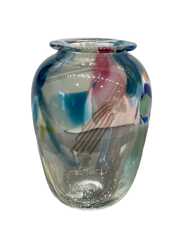 1987 Glass Vase  #7273 by Ione Thorkelsson