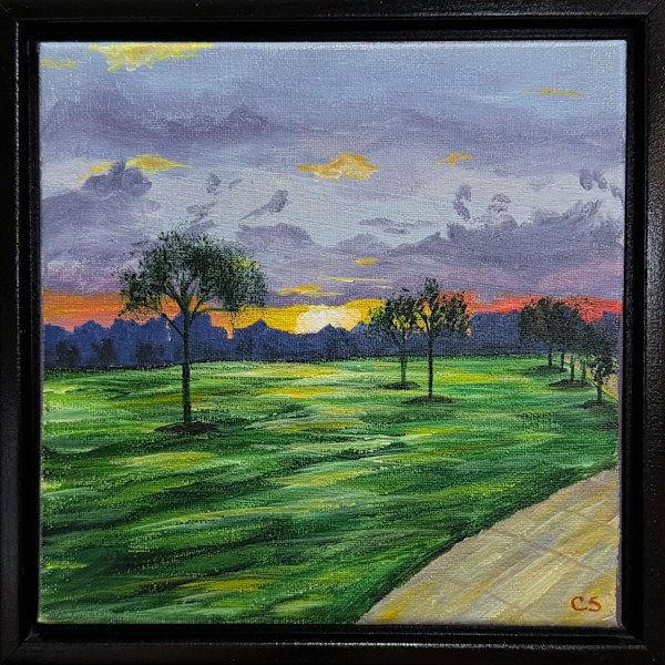Sunrise Walk in Frisco by Connie Sloma Artist, Image 1.
