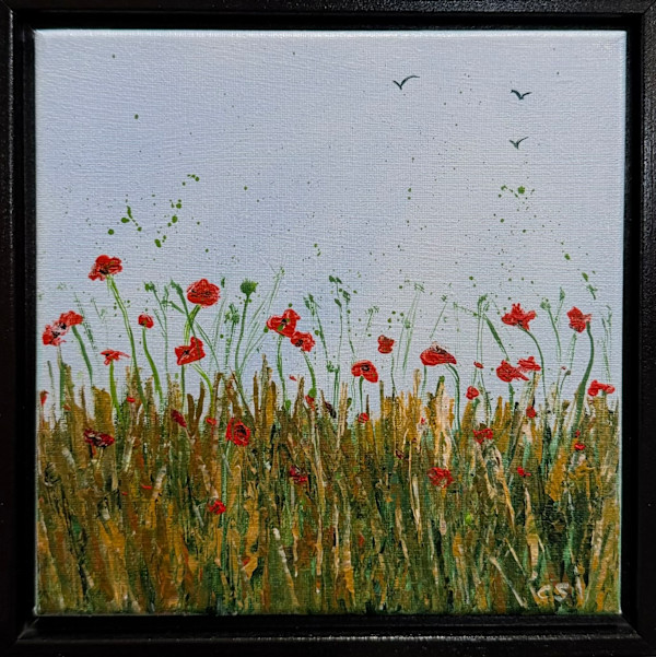 Poppies in the Summer by Connie Sloma Artist, Image 1.