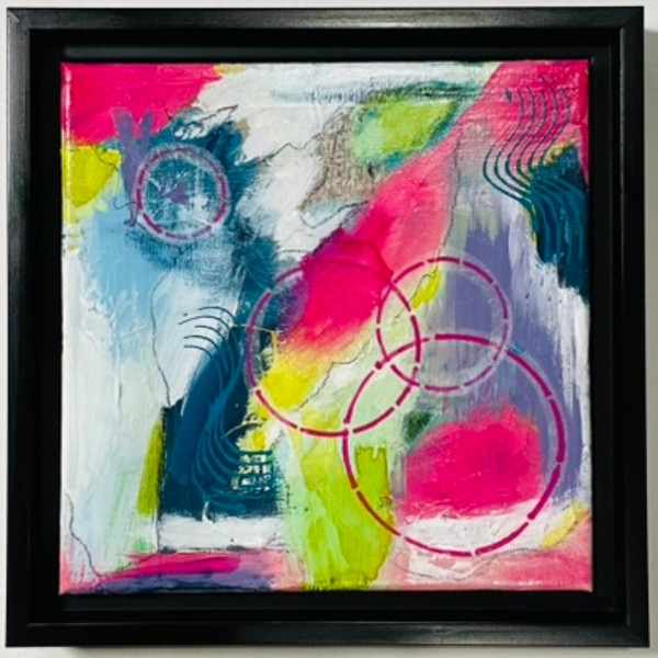 Jumping Through Hoops by Connie Sloma Artist, Image 1.