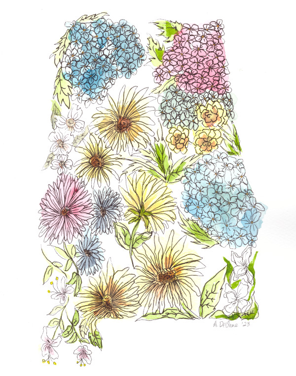 Foral State: Alabama by Amy DeVane