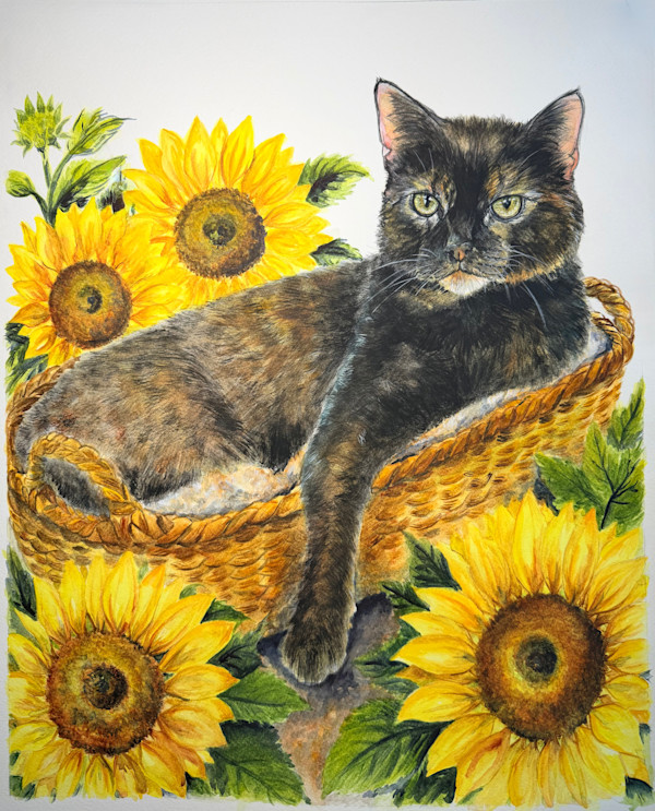 Sunflower Cat-Muffins by Amy DeVane, Image 1.