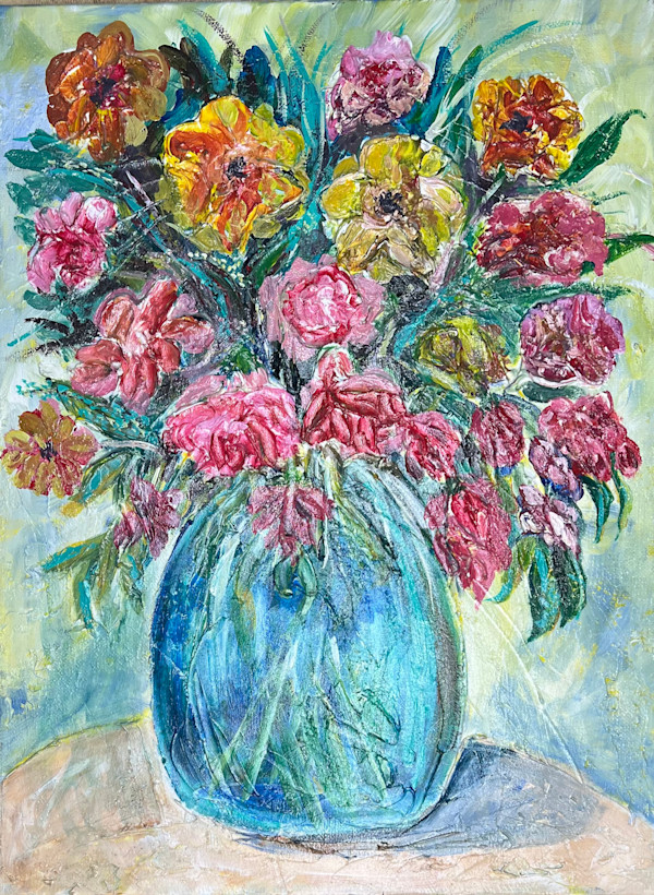 Textured Flowers 1 by Amy DeVane