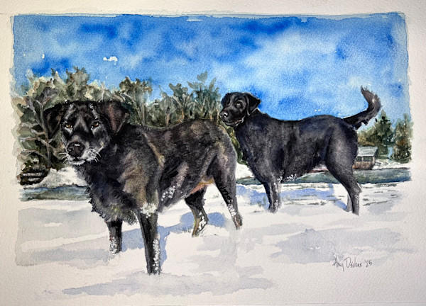 Littlefield Snow Dogs by Amy DeVane
