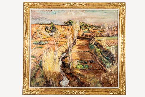 Unknown (Rolling Fields, Cloudy Sky) by John Henry Twachtman